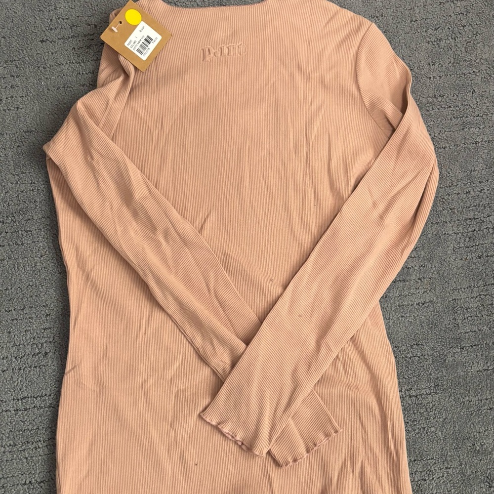 POINT NWT women’s long sleeve blush  tee shirt size large